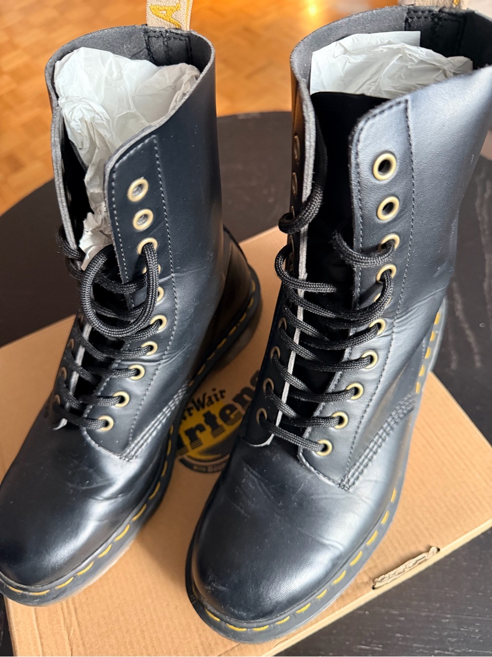 Dr. Martens Vegan 1490 Felix Mid Calf Boots – Men’s Size 9/Women’s Size 10 - Picture 7 of 10